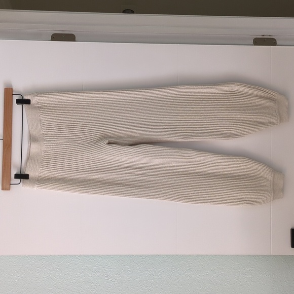 Free People Beach Justine Boho Slouchy Cozy  Tapered Jogger Sweater Pants XS - Picture 5 of 7